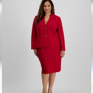 Jos. A. Bank Red Silk Suit.